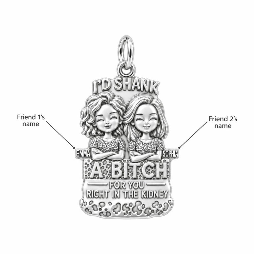 Ride or Die Bestie Charm Bracelet – Personalized Friend Gift – personalization guide