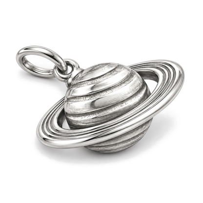 Ringed Planet Charm — Silver Super Macro | charm-topics-remaining-444-2026-09-14 | topic-197