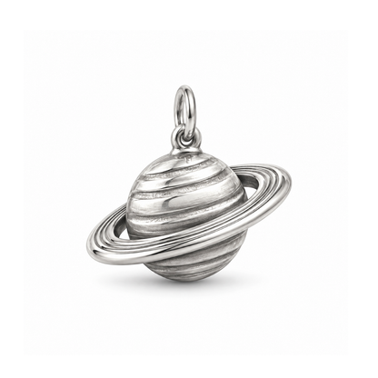 Ringed Planet Charm — Silver | charm-topics-remaining-444-2026-09-14 | topic-197