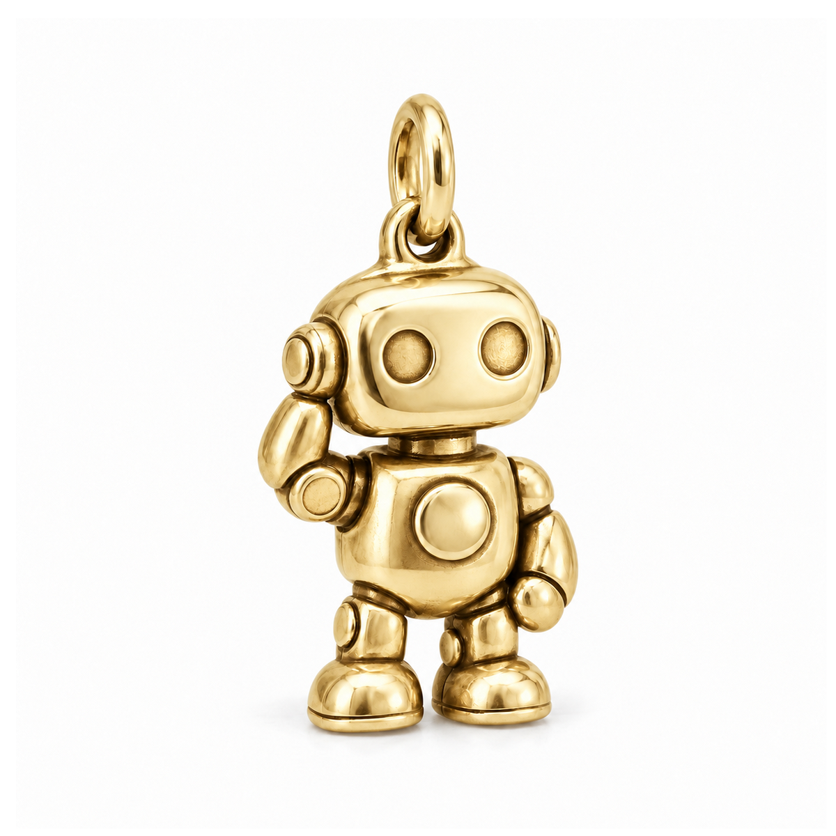 Robot Companion Charm — Gold | charm-topics-remaining-444-2026-09-14 | topic-195