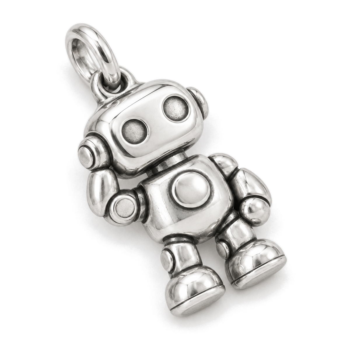 Robot Companion Charm — Silver Super Macro | charm-topics-remaining-444-2026-09-14 | topic-195