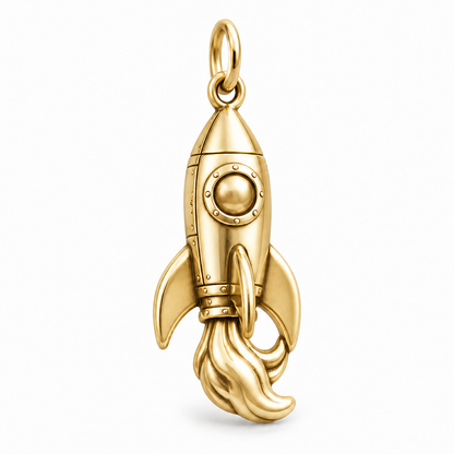 Rocket Adventure Charm — Gold | charm-topics-remaining-444-2026-09-14 | topic-199