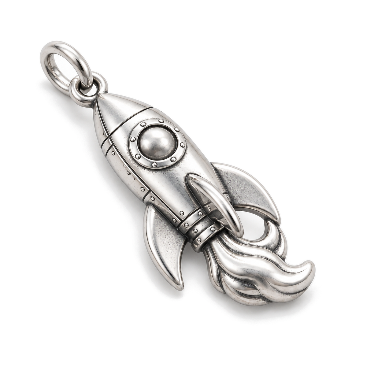 Rocket Adventure Charm — Silver Super Macro | charm-topics-remaining-444-2026-09-14 | topic-199