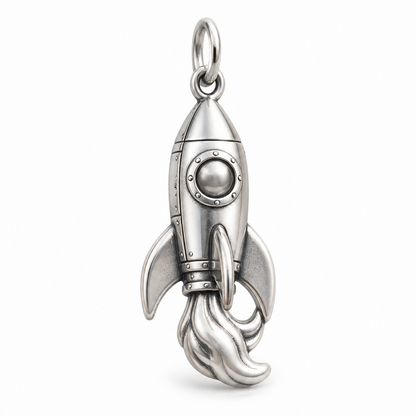 Rocket Adventure Charm — Silver | charm-topics-remaining-444-2026-09-14 | topic-199