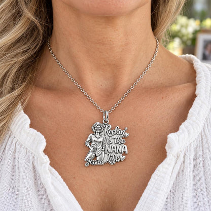 Rockin' The Life Charm Necklace Set – worn / in use