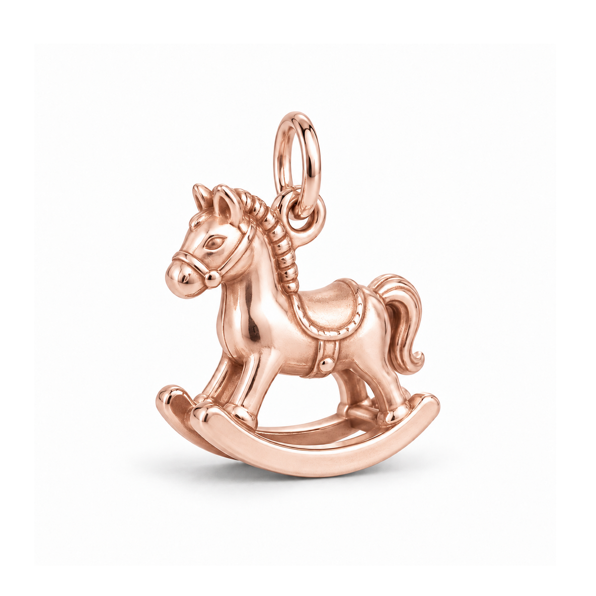 Rocking Horse Charm — Rose Gold | charm-topics-remaining-444-2026-09-14 | topic-180