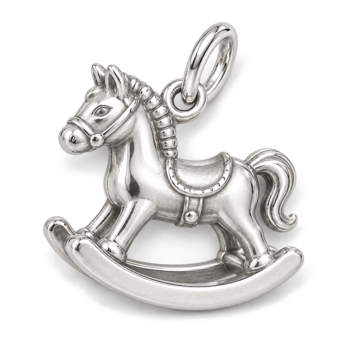 Rocking Horse Charm — Silver Super Macro | charm-topics-remaining-444-2026-09-14 | topic-180