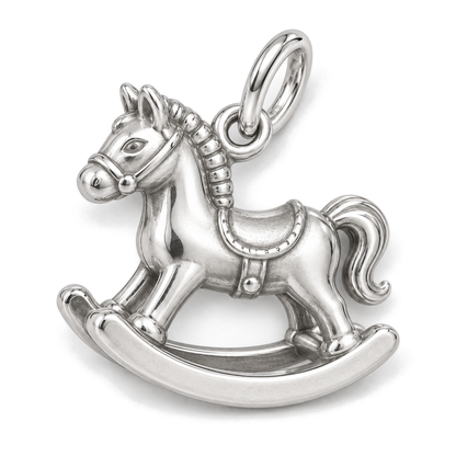 Rocking Horse Charm — Silver Super Macro | charm-topics-remaining-444-2026-09-14 | topic-180
