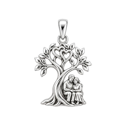 Rooted in Love Couple Charm and Polyester Cord Bracelet Set