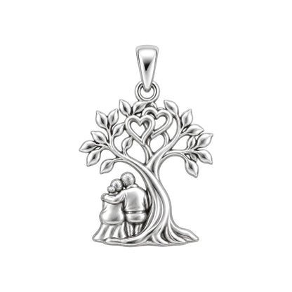 Rooted in Love Couple Charm and Polyester Cord Bracelet Set