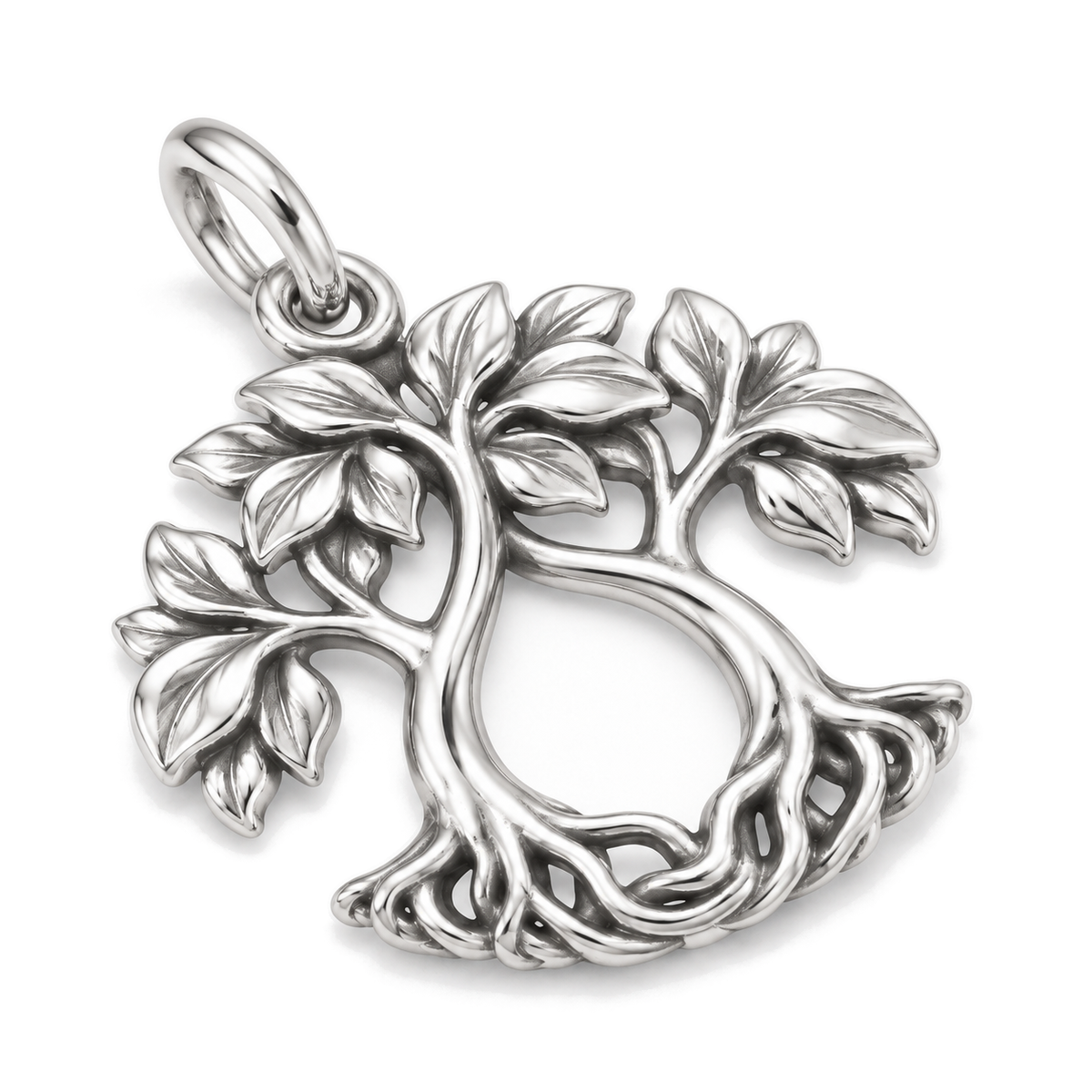 Rooted Together Charm — Silver Super Macro | charm-topics-remaining-444-2026-09-14 | topic-288
