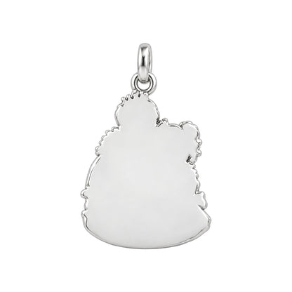 Royal Tea Party Charm Bracelet Set – back of the charm, engraving area