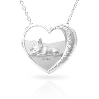 Soulyshine Starry Slumber – Personalized Pet Heart Necklace