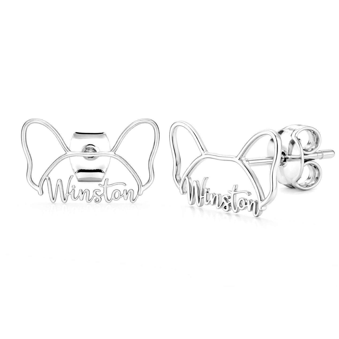 Soulyshine Whisper of Paws – Personalized Your Pet's Face Earings