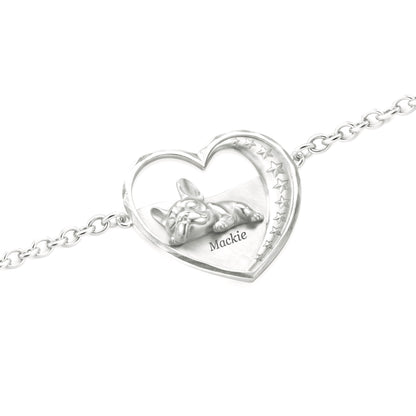 Soulyshine Starry Slumber – Personalized Pet Heart Bracelet