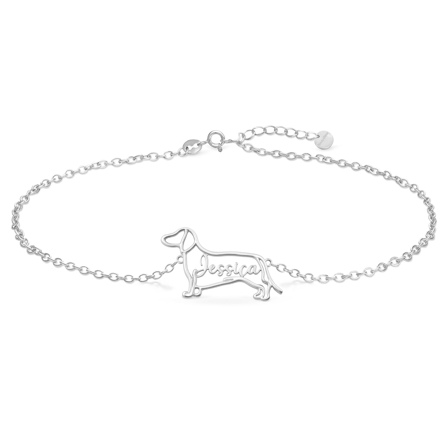 Soulyshine The Fine Line Dog Portrait - Handcrafted Bracelet