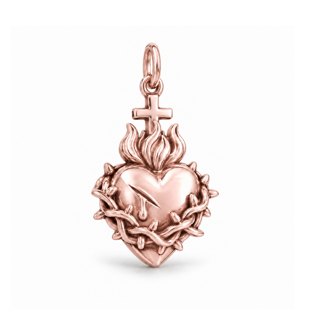 Sacred Heart Charm — Rose Gold | charm-topics-remaining-444-2026-09-14 | topic-055