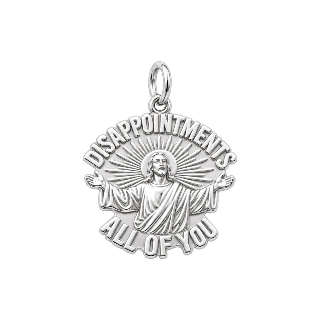 Sacred Heart Compassion Charm Bracelet – Personalized Gift – silver charm, front view