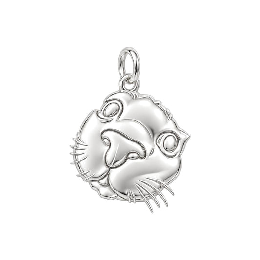 Safe in Your Hands Charm Bracelet – Personalized Dog Mom Gift – silver charm, front view