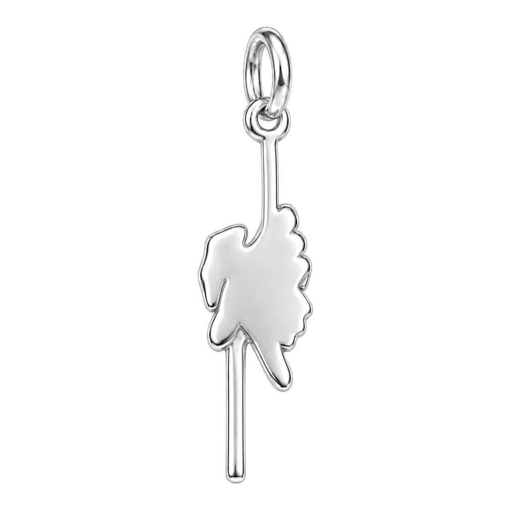 Safe in Your Hands Charm Bracelet – Personalized Dog Mom Gift – back of the charm, engraving area