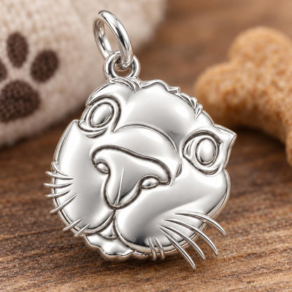 Safe in Your Hands Charm Bracelet – Personalized Dog Mom Gift – macro detail of the charm