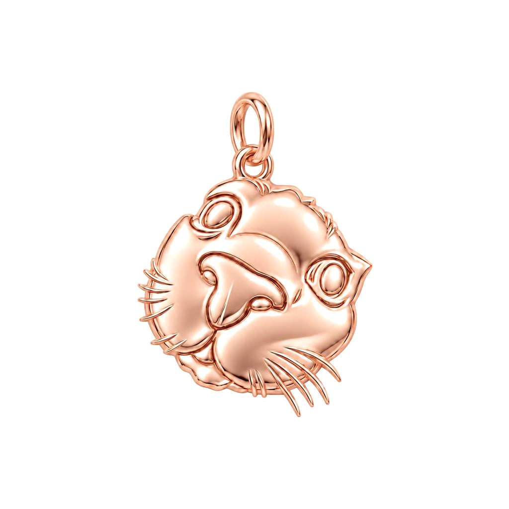 Safe in Your Hands Charm Bracelet – Personalized Dog Mom Gift – rose gold charm, front view