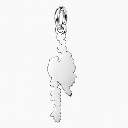 Safe in Your Hands Charm Bracelet Set – back of the charm, engraving area