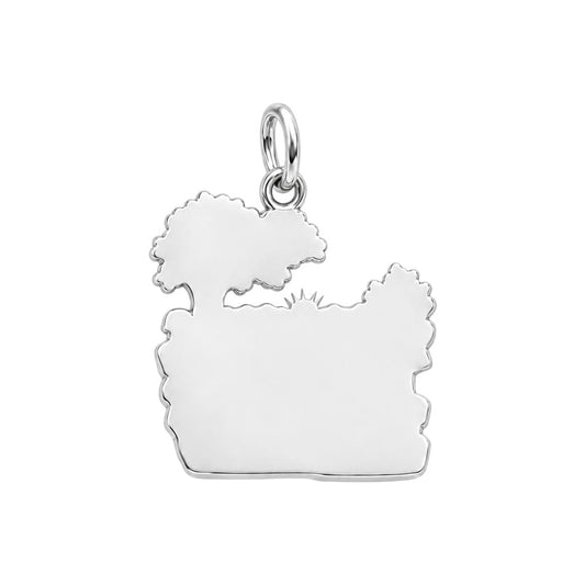 Safe Return Soldiers Charm Bracelet – Personalized Veteran Gift – back of the charm, engraving area