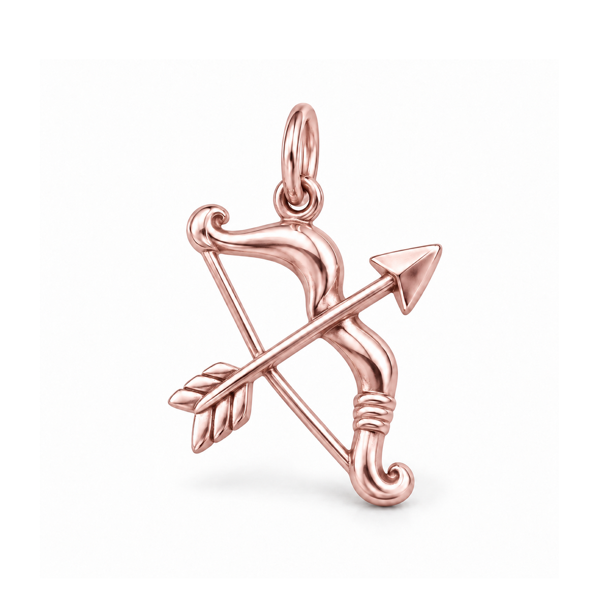 Sagittarius Arrow Charm — Rose Gold | charm-topics-remaining-444-2026-09-14 | topic-058