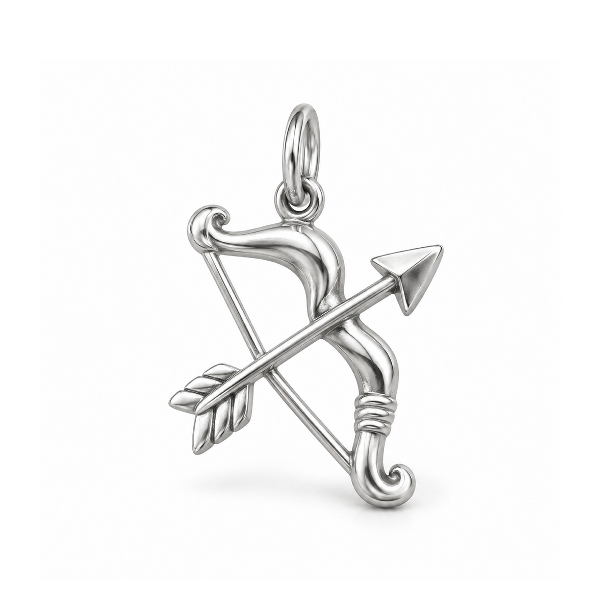 Sagittarius Arrow Charm — Silver | charm-topics-remaining-444-2026-09-14 | topic-058