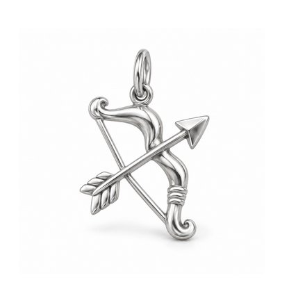 Sagittarius Arrow Charm — Silver | charm-topics-remaining-444-2026-09-14 | topic-058