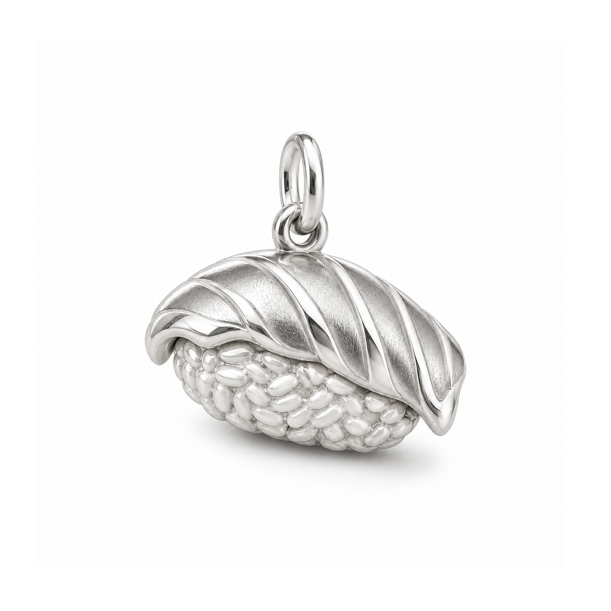 Salmon Nigiri Charm — Silver | charm-topics-remaining-444-2026-09-14 | topic-109