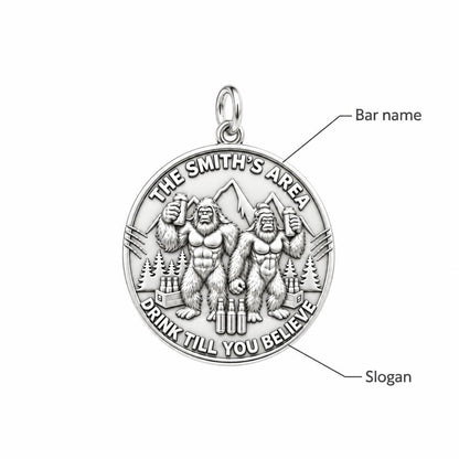 Sasquatch Cheers Charm Bracelet – Personalized Couple Gift – personalization guide