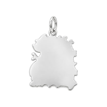 Sassy Cow Attitude Charm Bracelet – Personalized Funny Gift – silver plated 2 cm charm, front view