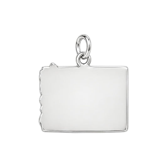 Sassy Pet Retreat Charm Bracelet – Personalized Dog Mom Gift – back of the charm, engraving area