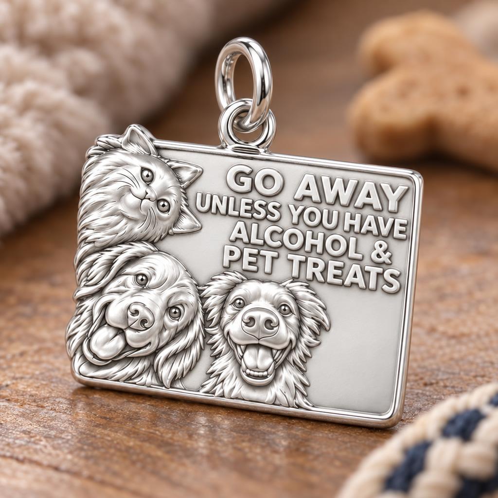 Sassy Pet Retreat Charm Bracelet – Personalized Dog Mom Gift – macro detail of the charm