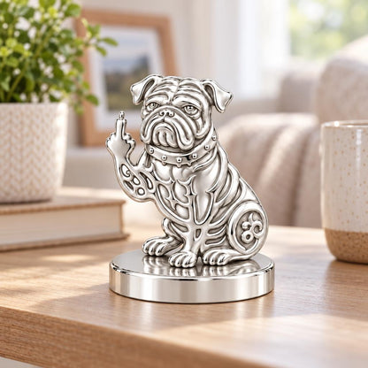 Sassy Pug Attitude Keepsake Plaque – worn / in use