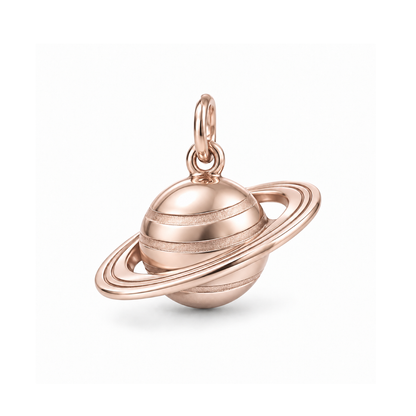 Saturn's Embrace Charm — Rose Gold | charm-topics-remaining-444-2026-09-14 | topic-355