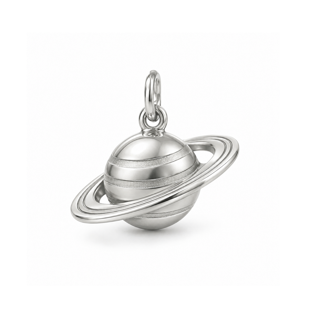 Saturn's Embrace Charm — Silver | charm-topics-remaining-444-2026-09-14 | topic-355