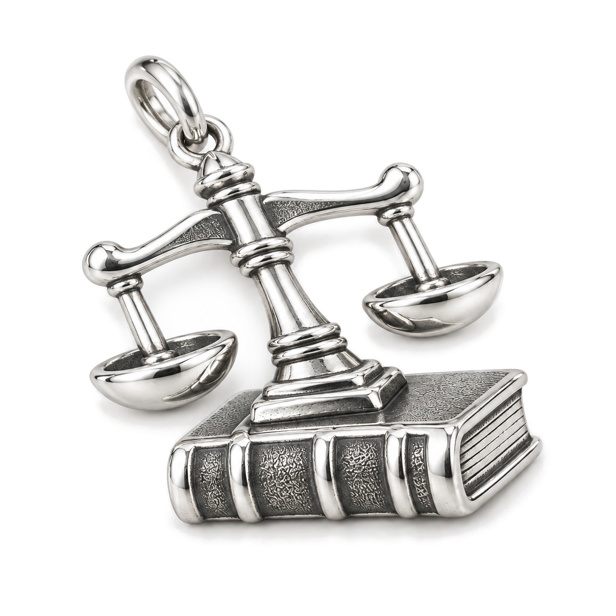 Scales of Justice Charm — Silver Super Macro | charm-topics-remaining-444-2026-09-14 | topic-256