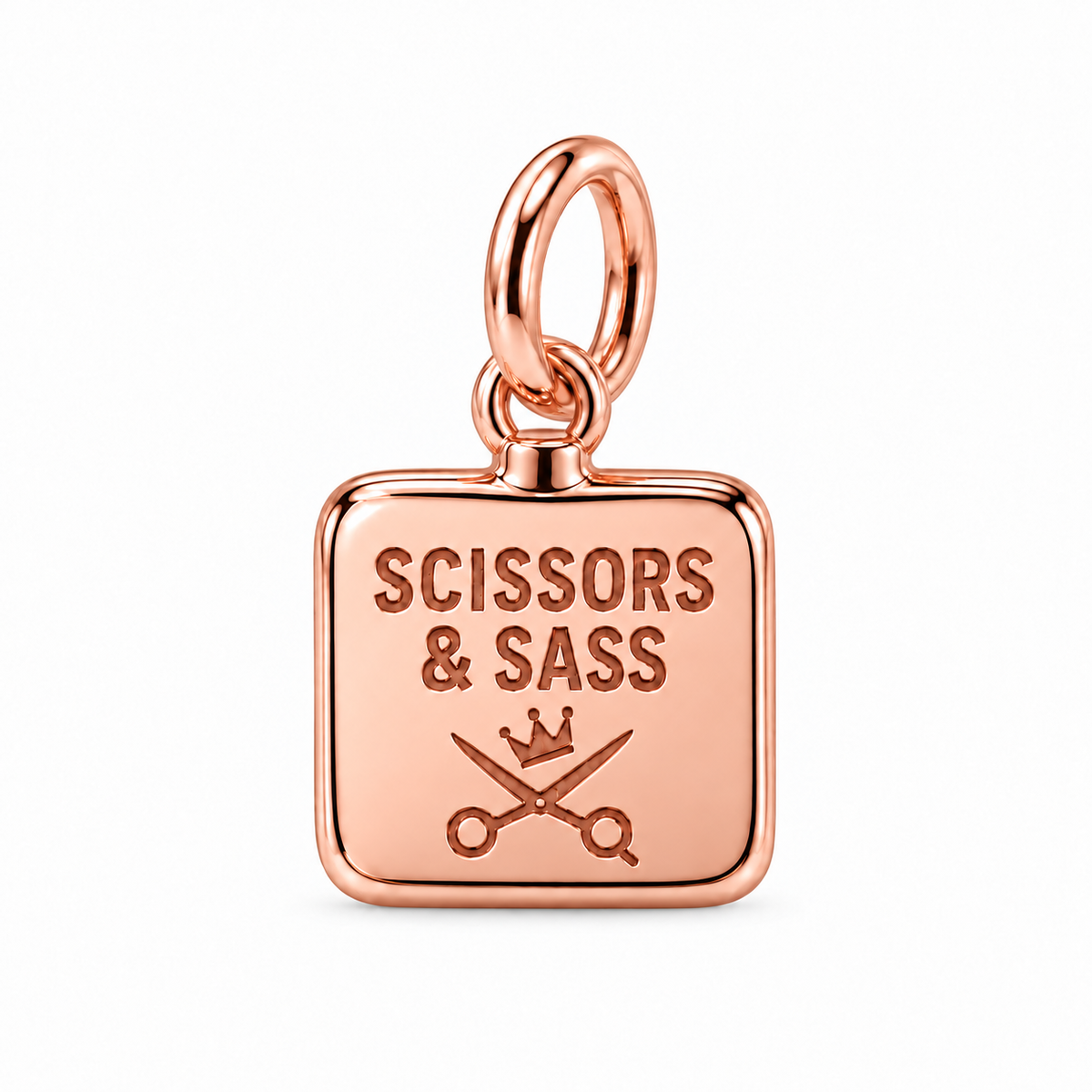 Scissors & Sass Dangle Charm | Rose Gold | sha256:cd68e324aa113bf3df79023a9414975fc7826c544afa160ed0c49b964d420bb2