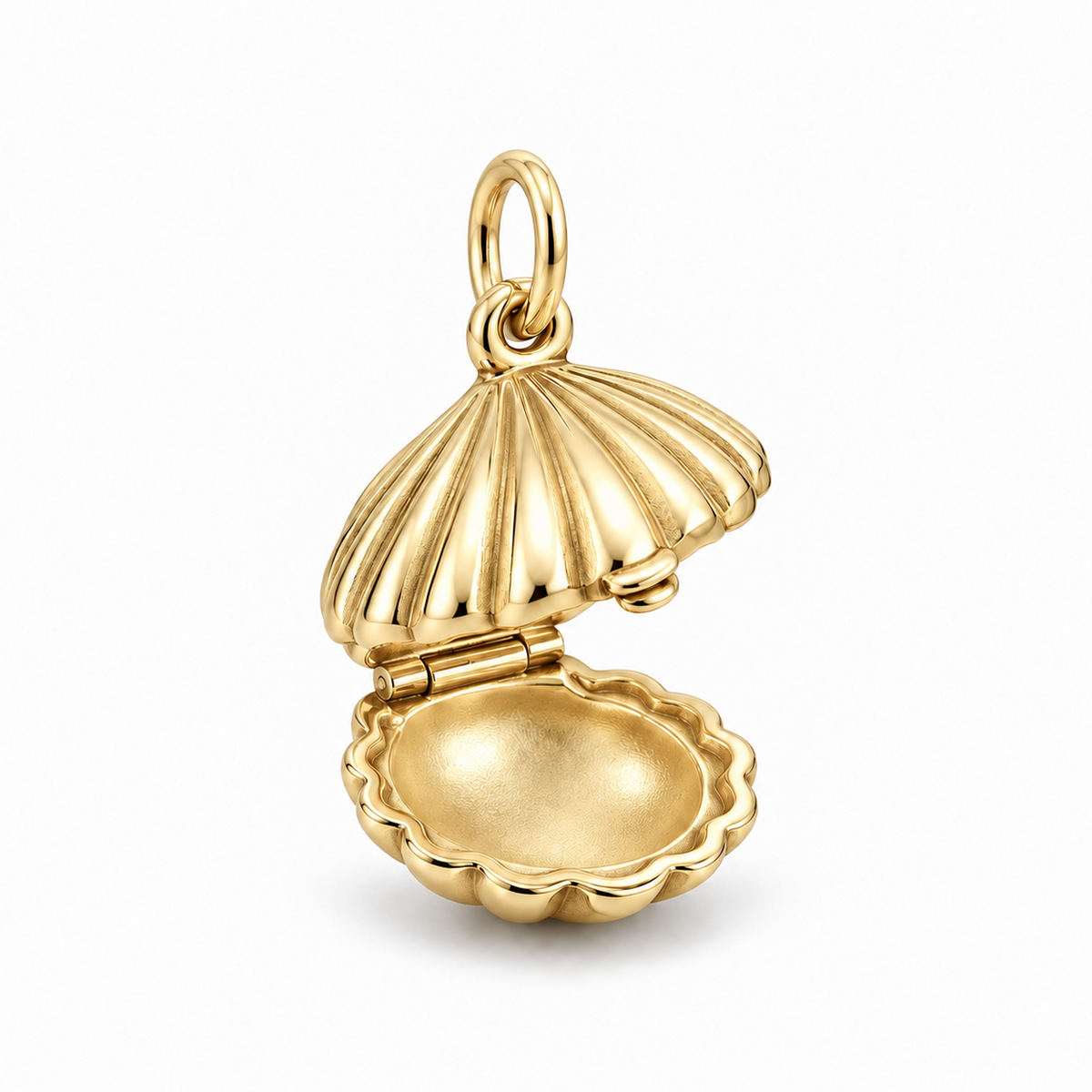 Seashell Keepsake Charm — Gold | charm-topics-remaining-444-2026-09-14 | topic-215