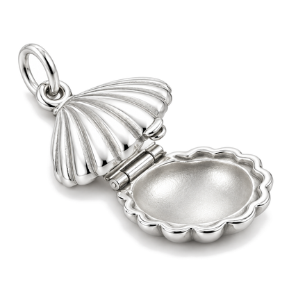 Seashell Keepsake Charm — Silver Super Macro | charm-topics-remaining-444-2026-09-14 | topic-215