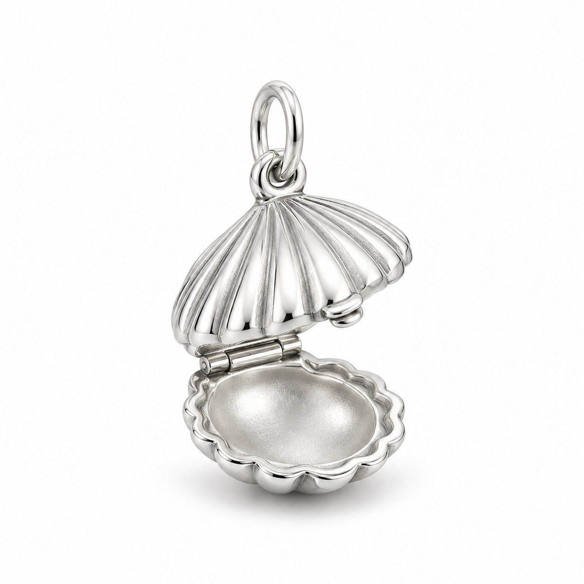 Seashell Keepsake Charm — Silver | charm-topics-remaining-444-2026-09-14 | topic-215