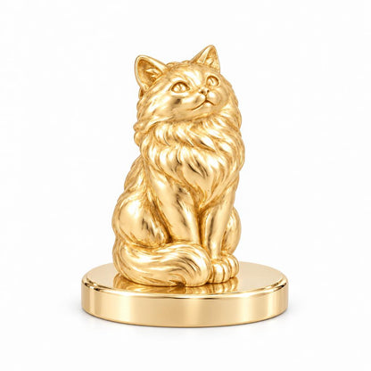 Ragdoll — Gold — Always Close — Seated Cat Breed Keepsake Plaque