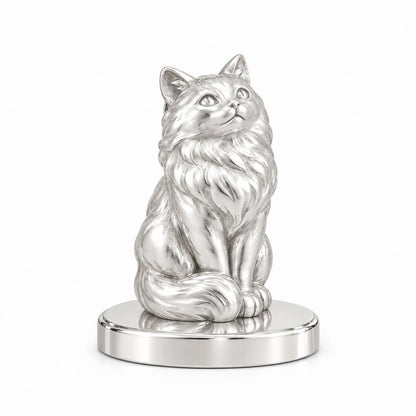 Ragdoll — Silver — Always Close — Seated Cat Breed Keepsake Plaque