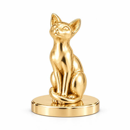 Siamese — Gold — Always Close — Seated Cat Breed Keepsake Plaque