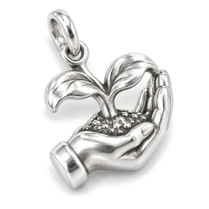 Seeds of Hope Charm — Silver Super Macro | charm-topics-remaining-444-2026-09-14 | topic-183