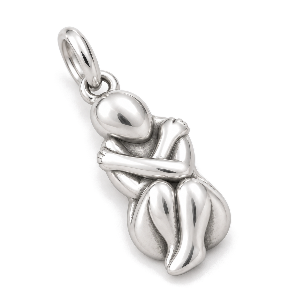 Self Embrace Charm — Silver Super Macro | charm-topics-remaining-444-2026-09-14 | topic-425
