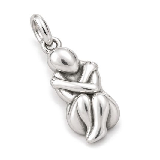 Self Embrace Charm — Silver Super Macro | charm-topics-remaining-444-2026-09-14 | topic-425